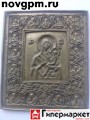 Икону Божьей Матери, бронзовая, 14х12 см литье, 5'000 руб., торг, продам